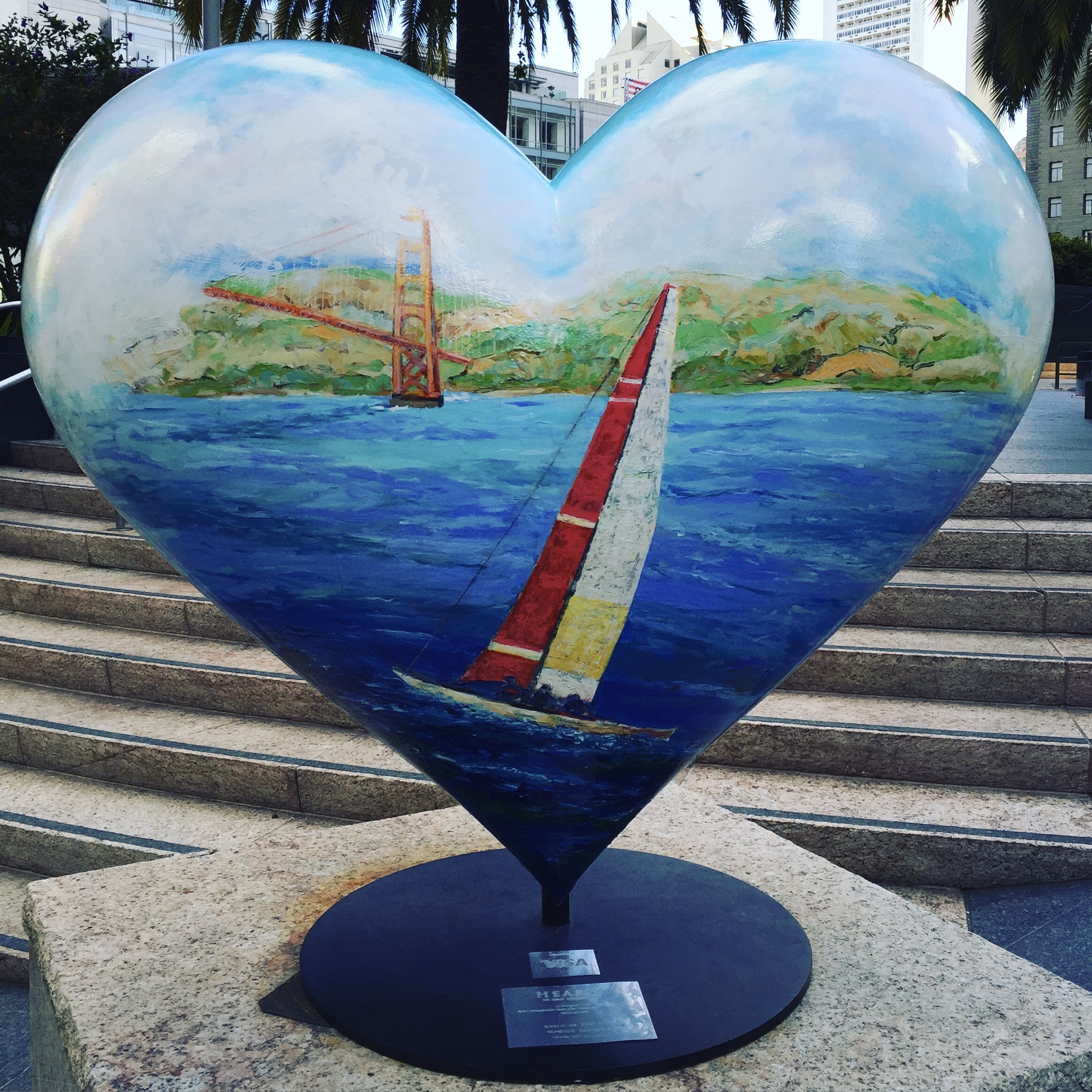 A heart in Union Square - San Francisco